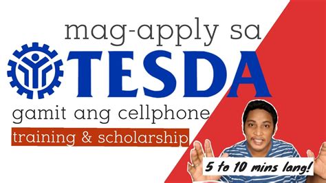 tesda online course application.